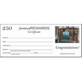 Furniture Rewards - 250 Points Furniture Rewards Gift Certificates